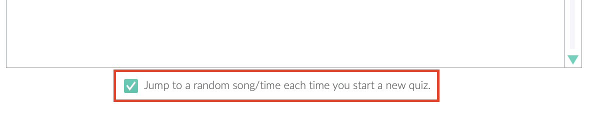 Random player option