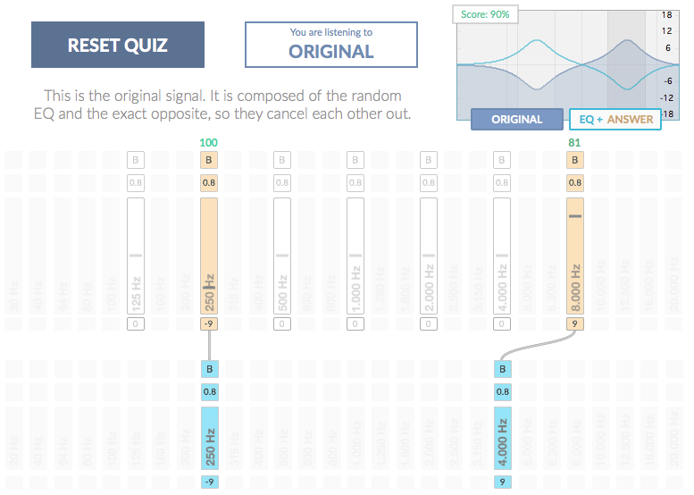 Check answer screen showing solution comparison