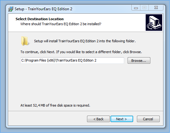 TrainYourEars installation folder structure