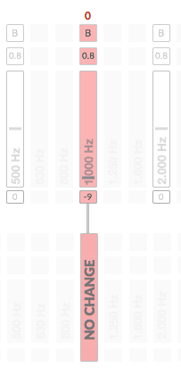 No change option highlighted in red in TrainYourEars