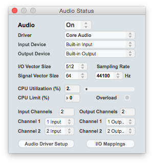 Sound card options settings in TrainYourEars