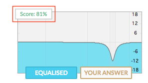 Total score display in TrainYourEars